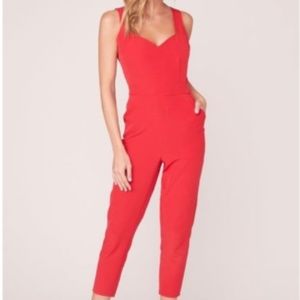 Jack BB Dakota Red Oh Suit Jumpsuit NWT Size 2
